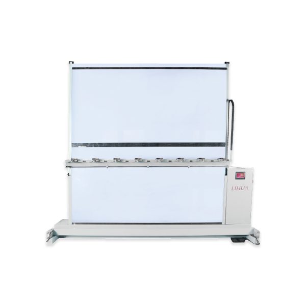 Computer curtain fixed height cutting + inspection machine all-in-one machine