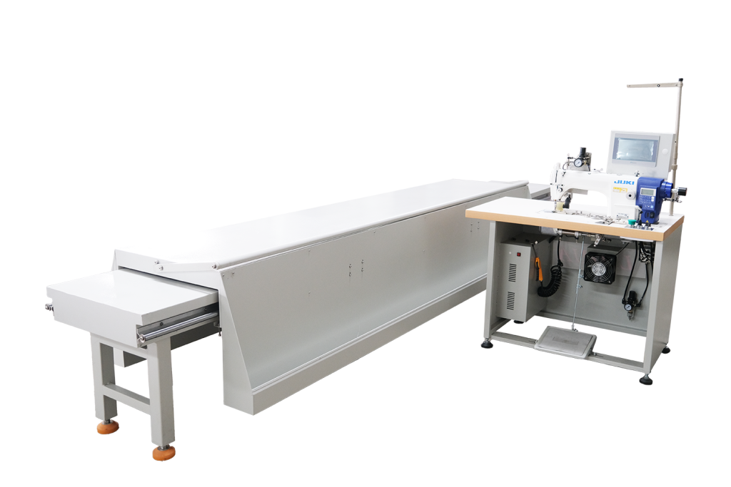 Computer synchronous feeding curtain desktop machine