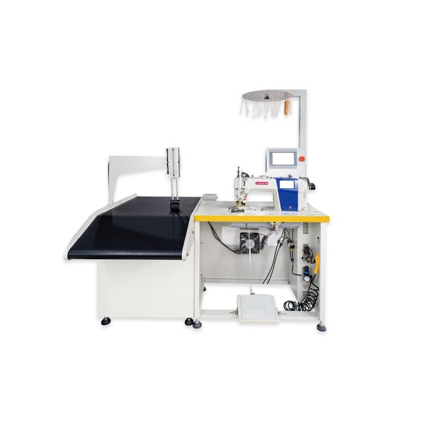 Computer six-synchronous belt hemming machine