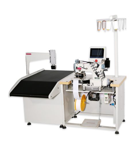 Computer curtain multi-needle stitching pattern machine