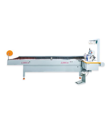Computer automatic belt curtain hemming machine