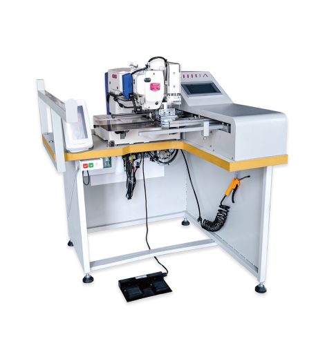 Computer folding pleated automatic sewing machine
