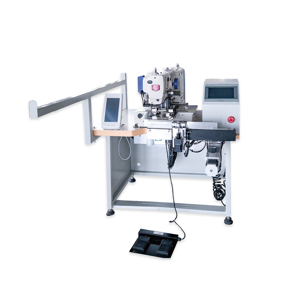 Curtain folding pleated automatic sewing machine