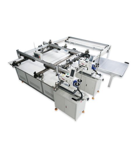 Computer automatic flat eye production unit