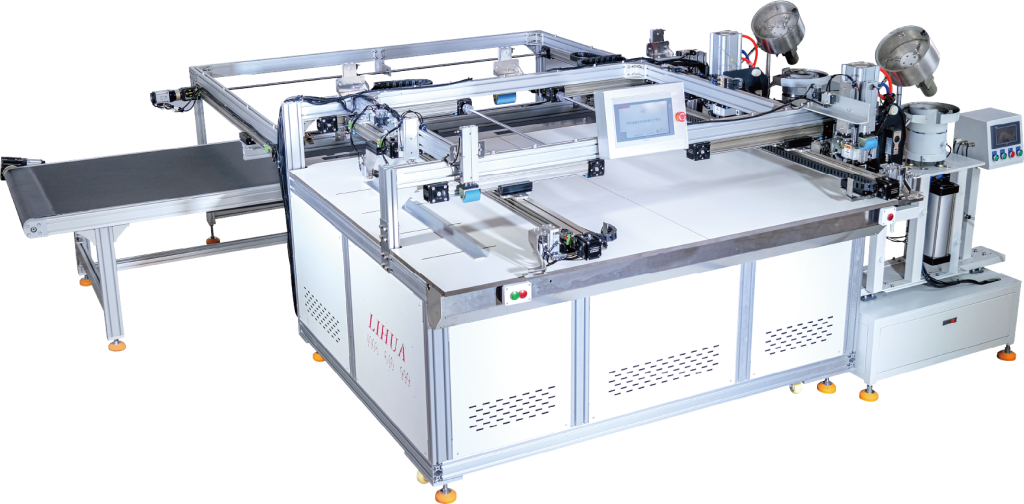 Computer fully automatic grommeting production unit