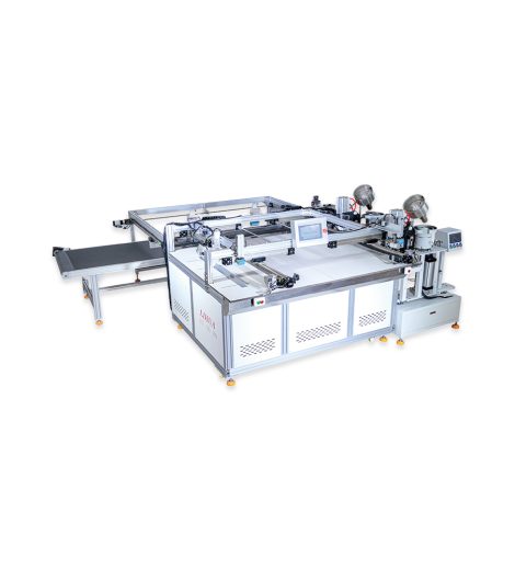 Computer fully automatic grommeting production unit