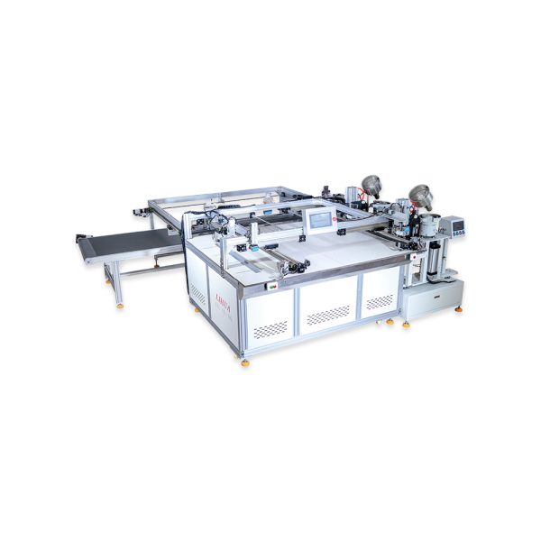 Computer fully automatic grommeting production unit