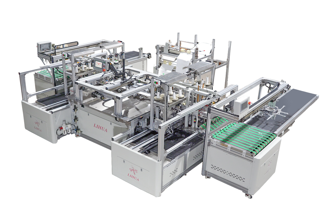 Computer automatic microfiber towel production unit