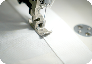 Support sewing of light and thin fabrics